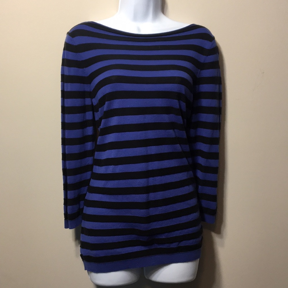 Striped, Lightweight, Shirt, 3/4 sleeves